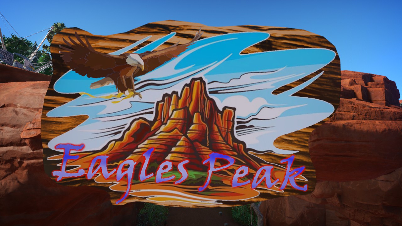 eagles peak sign