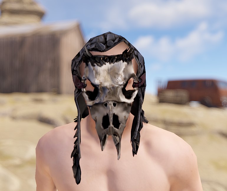 Raven Deer Skull Mask