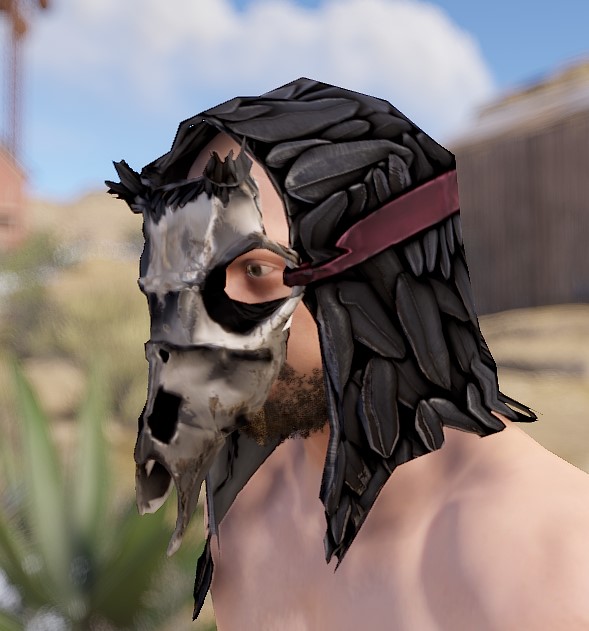 Raven Deer Skull Mask