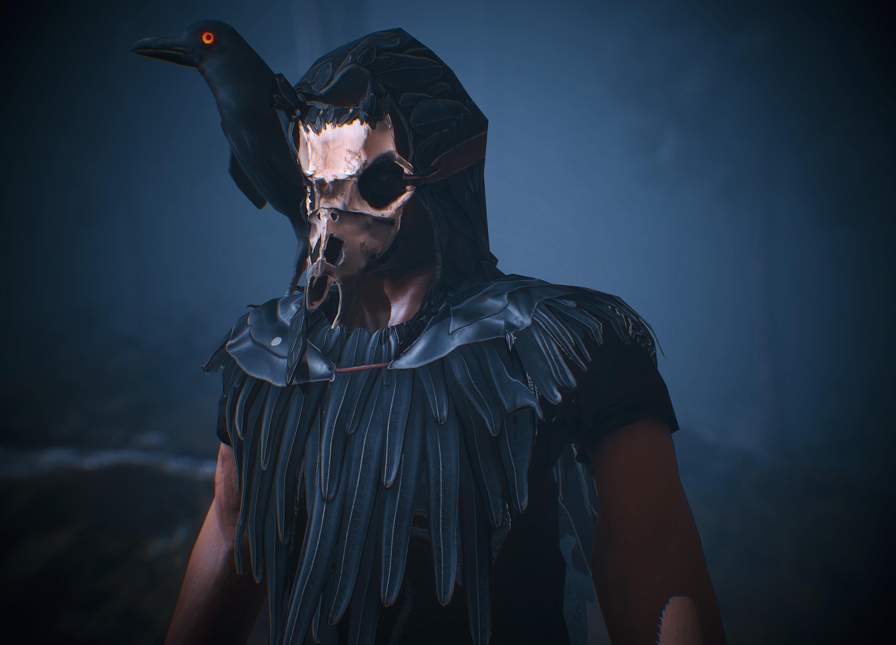 Raven Poncho