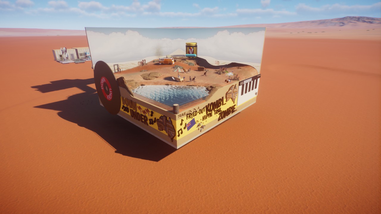 Down Under diorama