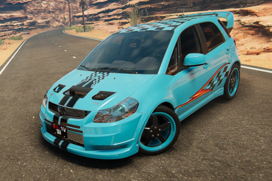 checkered flag livery