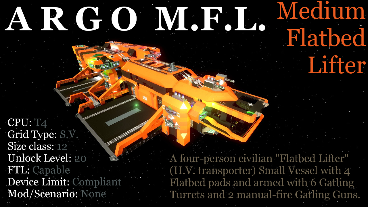 Argo MFL (Medium Flatbed Lifter) preview