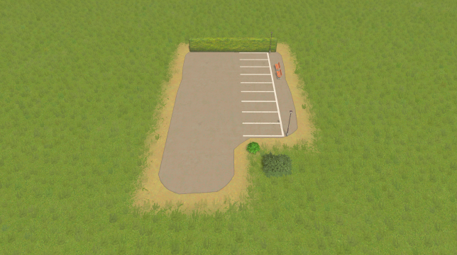 Commercial Parking Lot (2x4 right side)