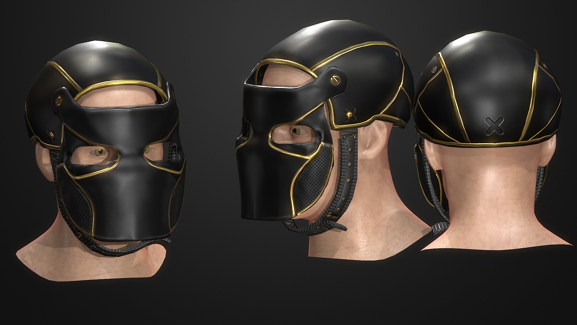 Black Gold Facemask