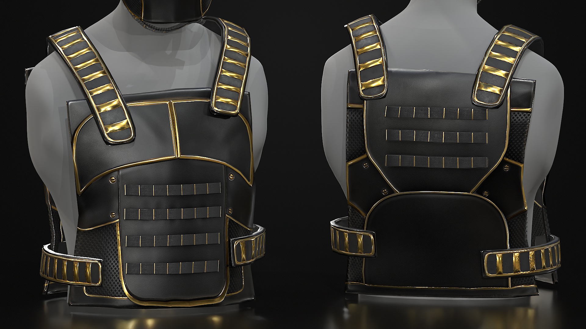 Black Gold Chestplate