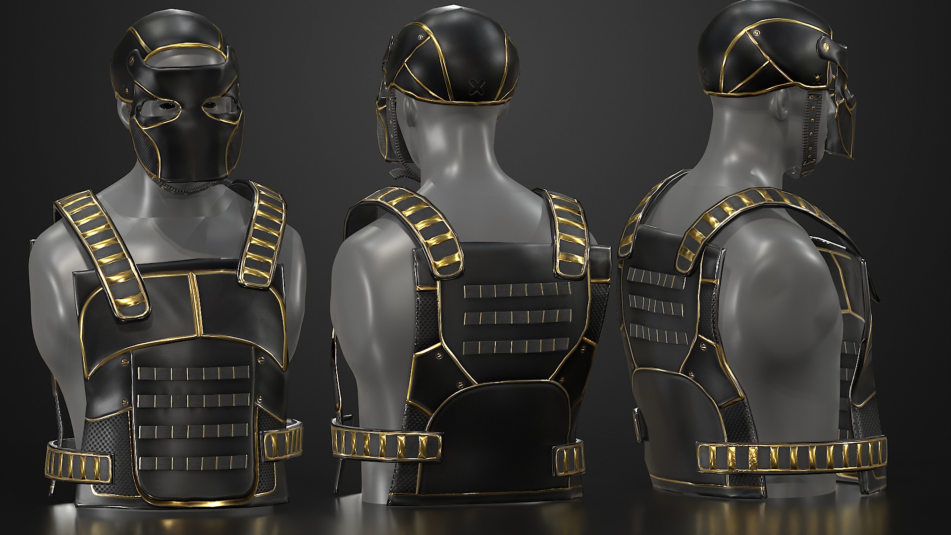 Black Gold Chestplate