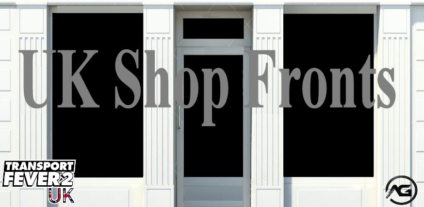 UK Shop Frontages Asset