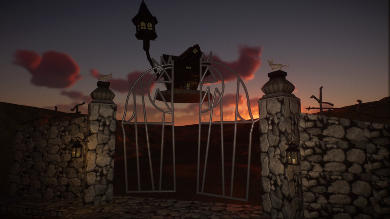Jack's Tower House and Pumpkin Gate
