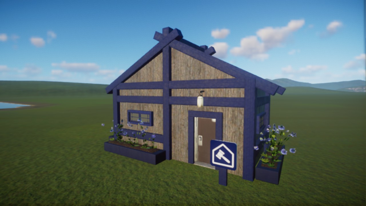 Cute cabin trade center