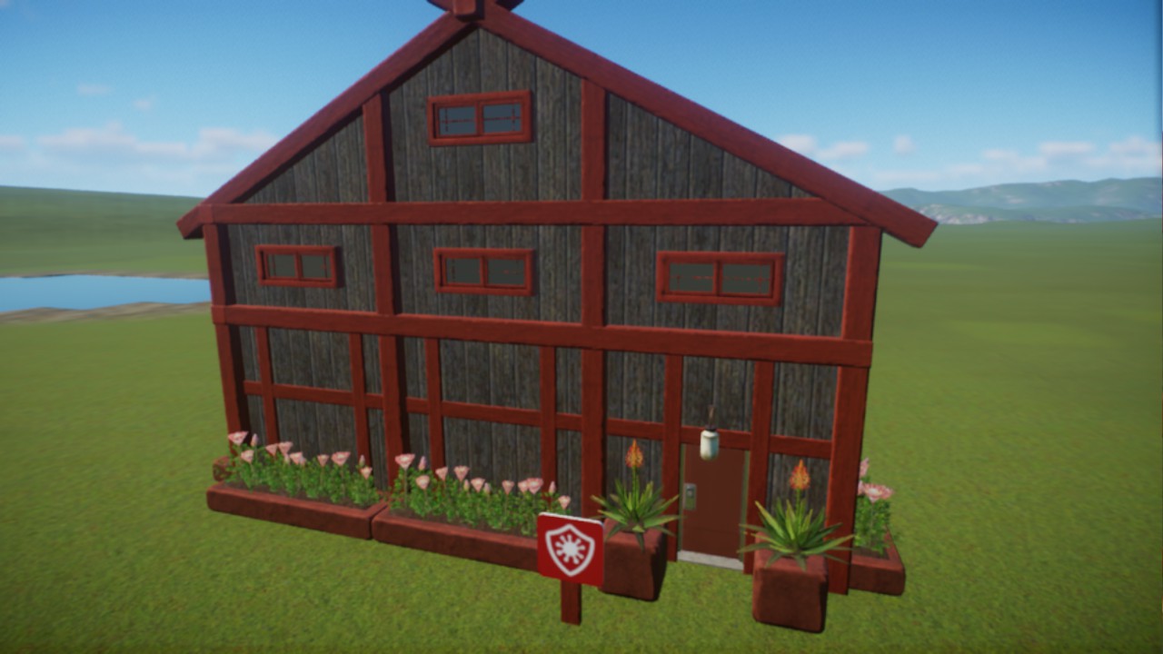 Cute Cabin quarentine, large
