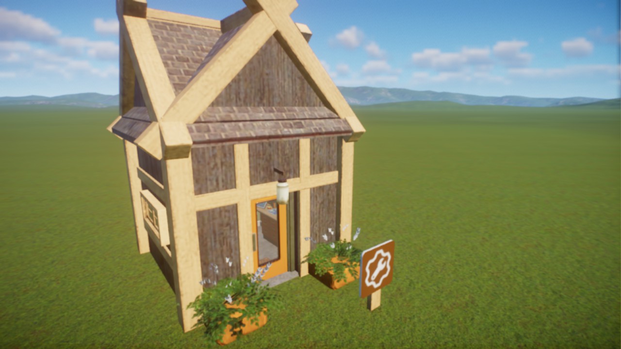 cute cabin mechanic shop