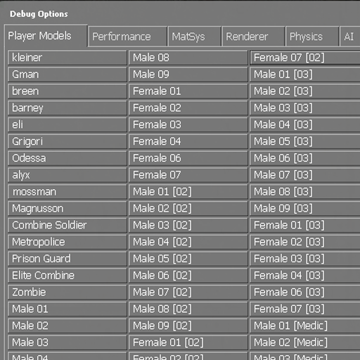 PlayerModel Selector [JBMOD] [NOW WITH ANIM FIX] OBSOLETE