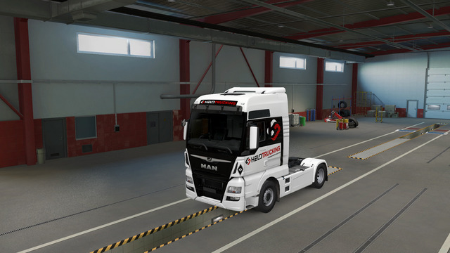 HeloTrucking Weiss ( SCS MAN Euro 6 XXL )