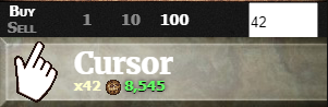 Custom Buy/Sell amount