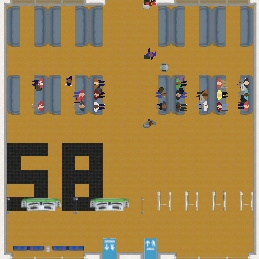 small boarding room