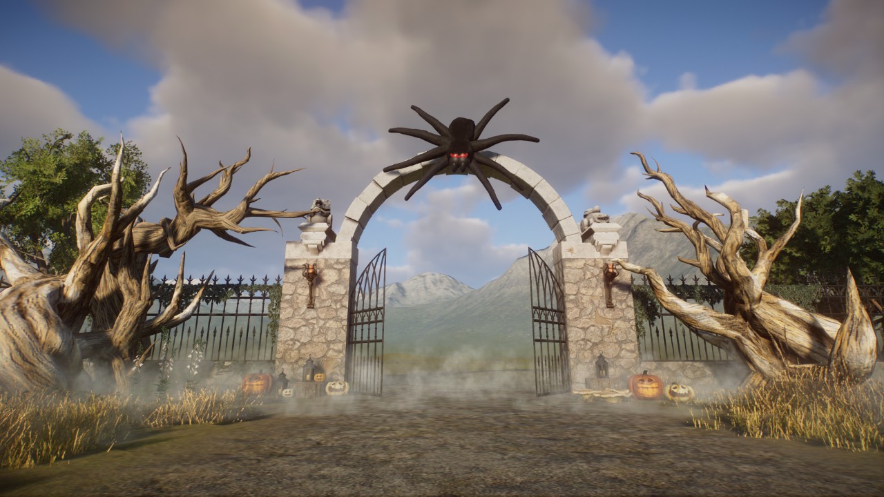 Halloween/Twilight Entrance