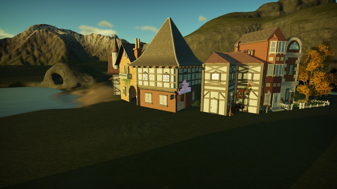 Englische Häuserfassade preview