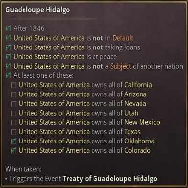 Proper Mexican Cession