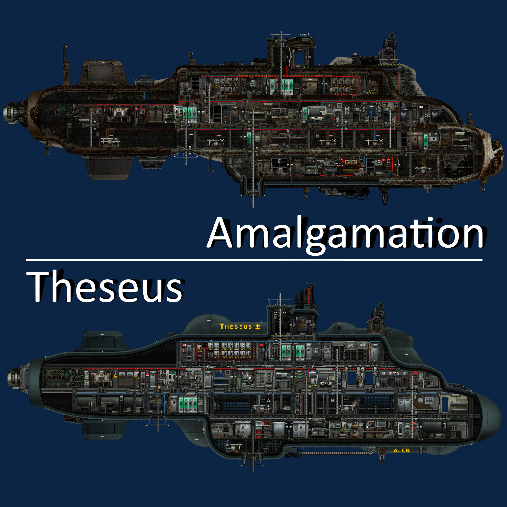 Amalgamation - Theseus – Barotrauma Mod