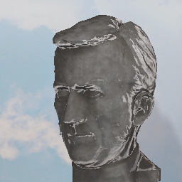 Cave Johnson Bust
