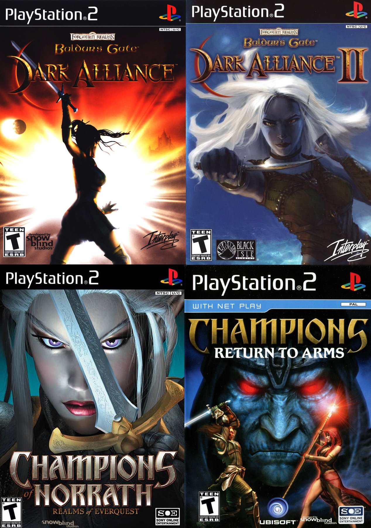 Baldur's Gate Dark Alliance Sur PS2 - PAL - Complet Et En Bon état