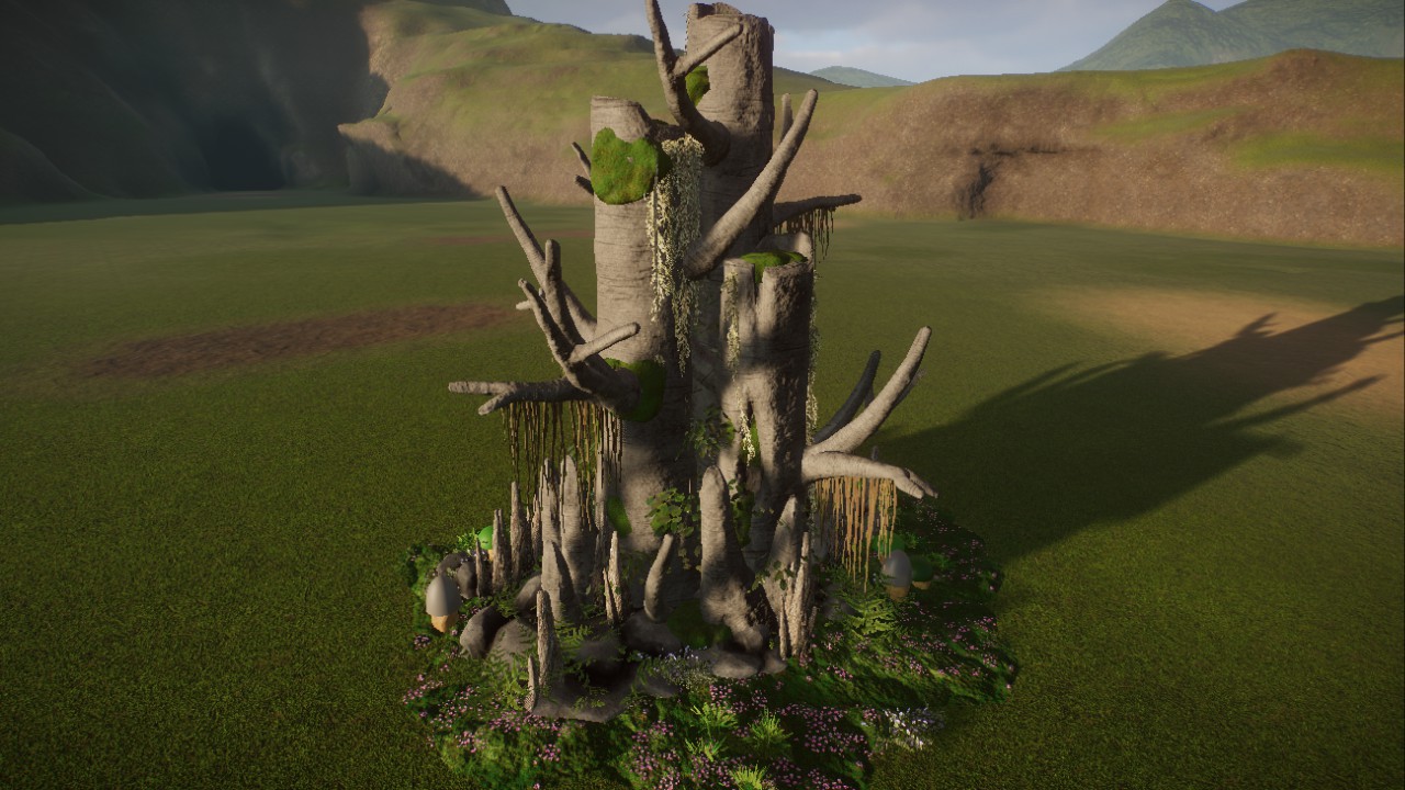 old decayed tree, alter verfallener Baum
