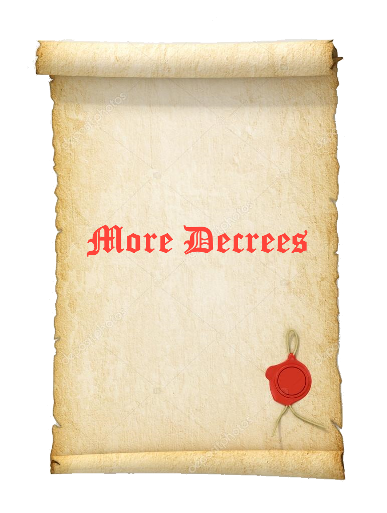 More Decrees