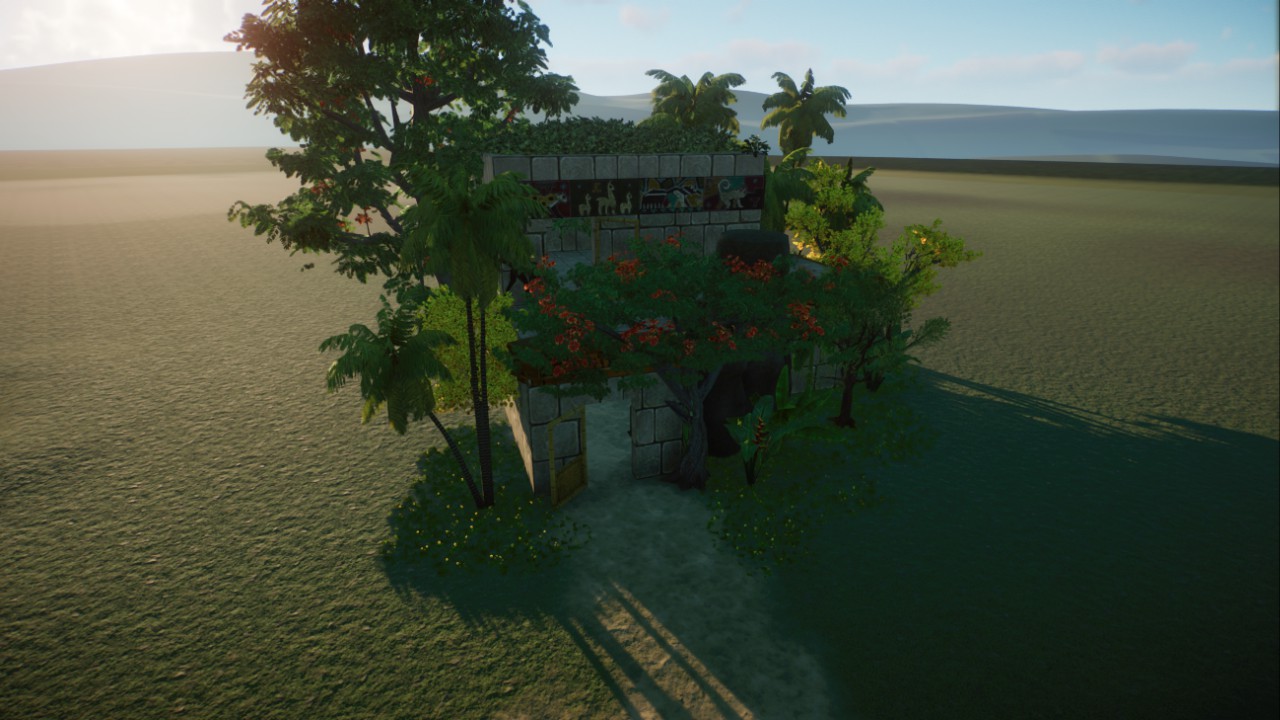South America entrance