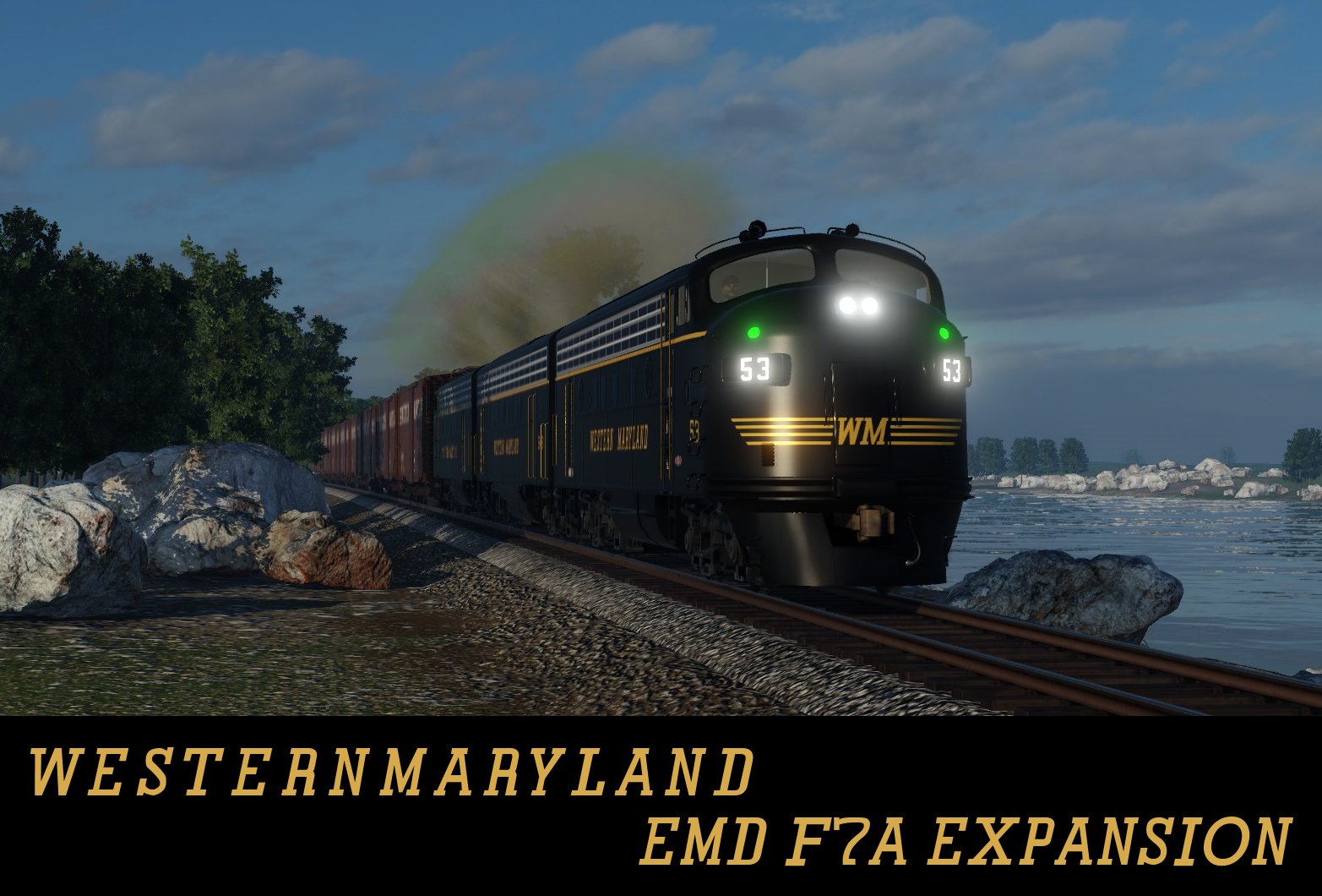 EMD F7 Expansion: The Western Maryland F7 skin package