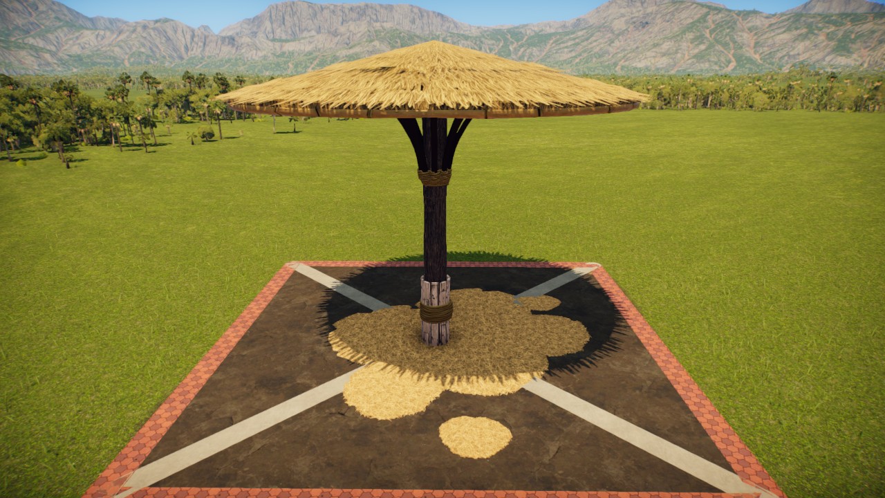 Tropical Sauropod Sunbrella