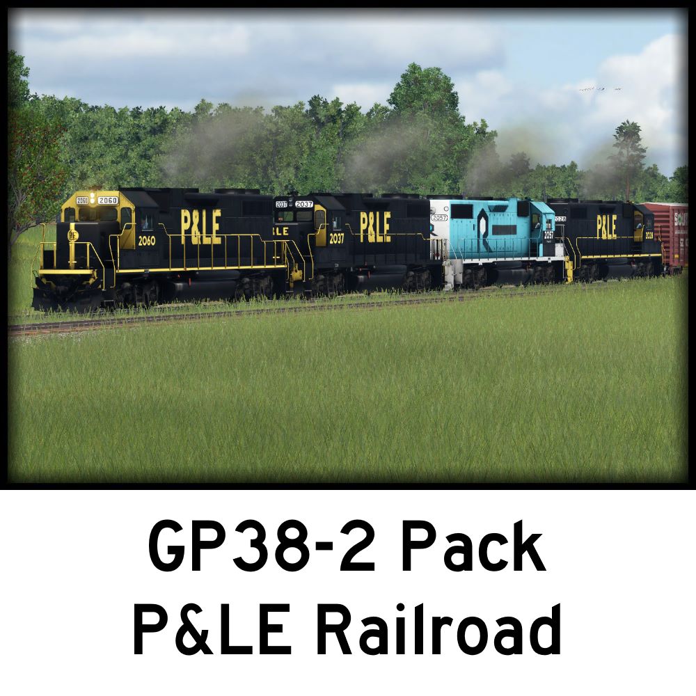 EMD GP38-2 Pittsburgh and Lake Erie Railroad Pack