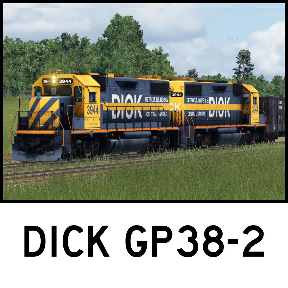 EMD GP38-2 Detroit, Illinois & Central Kansas Railroad