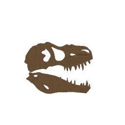 T Rex Skull Wall Art