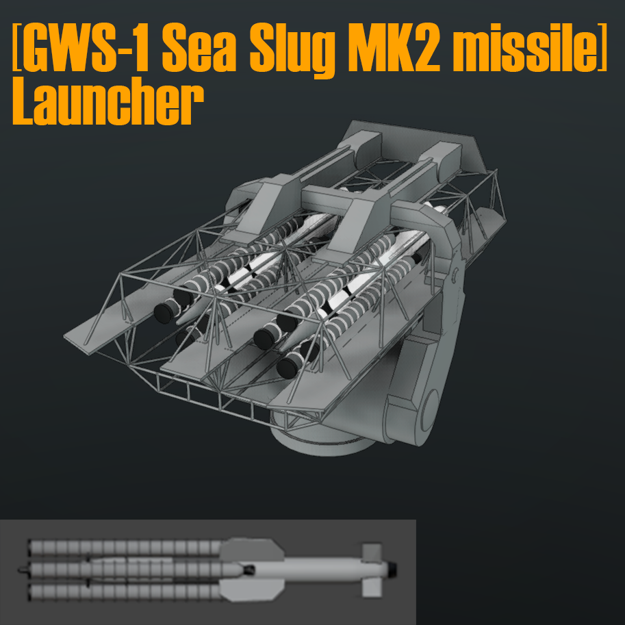 [GWS-1 Sea Slug MK2 missile]Launcher