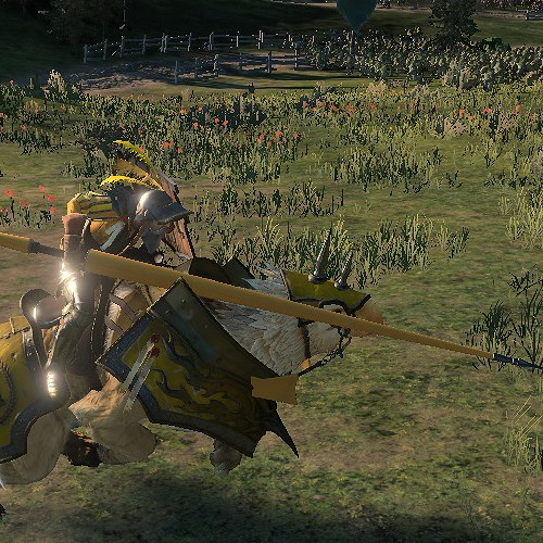 Lance submod for Empire Captain Demigryph mount mod