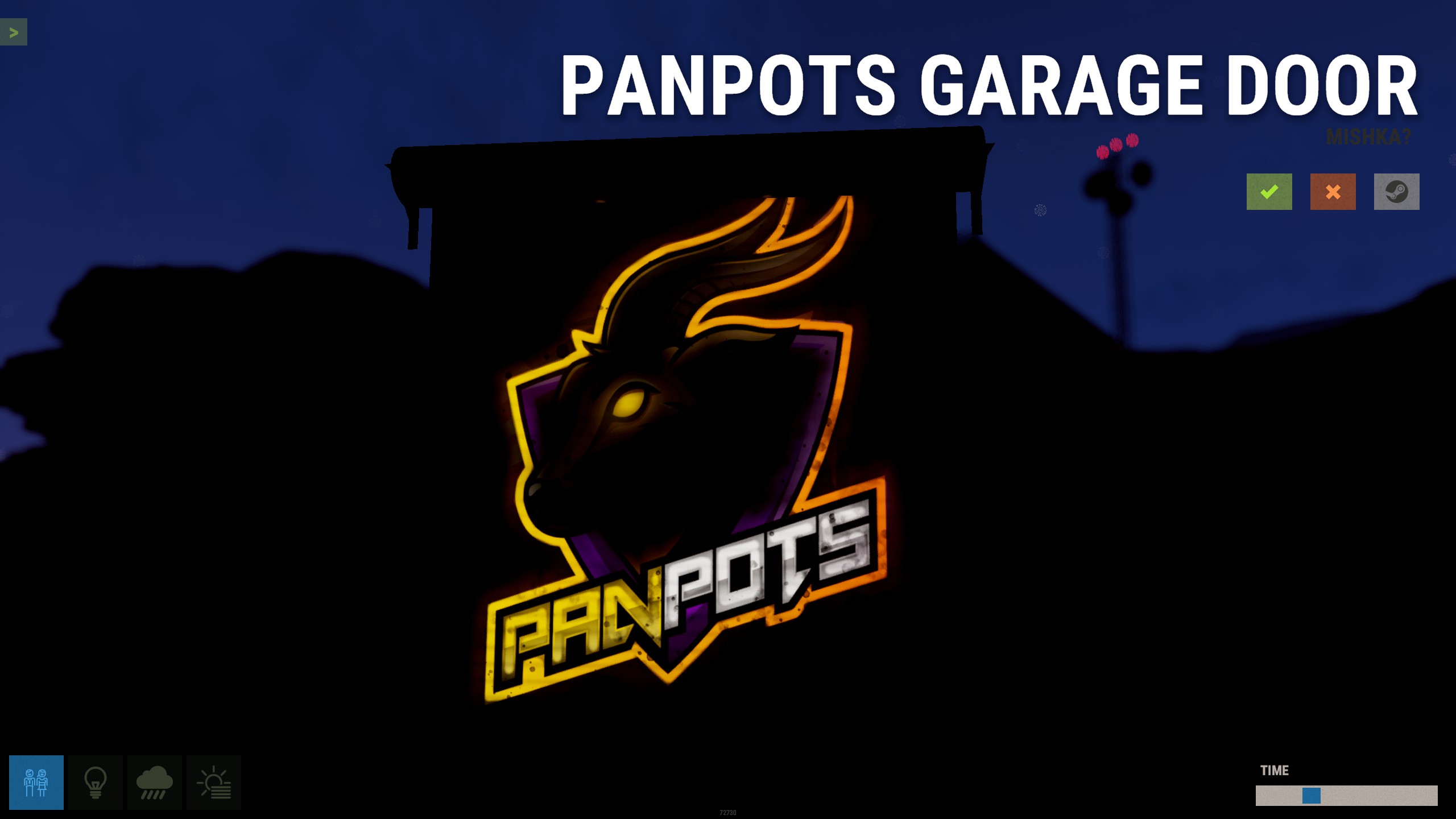 PanPots Garage Door
