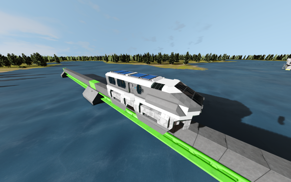 Passenger Monorail Locomotive