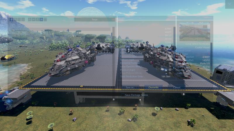 HUGE FLYING SPACE PLATFORM RE