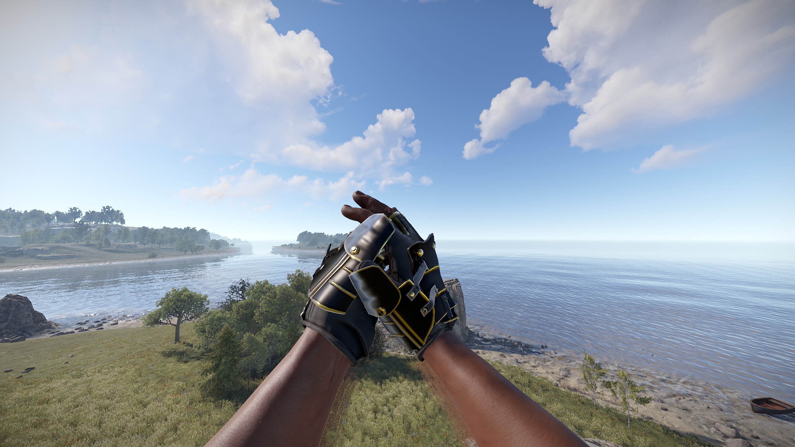 Black Gold Roadsign Gloves