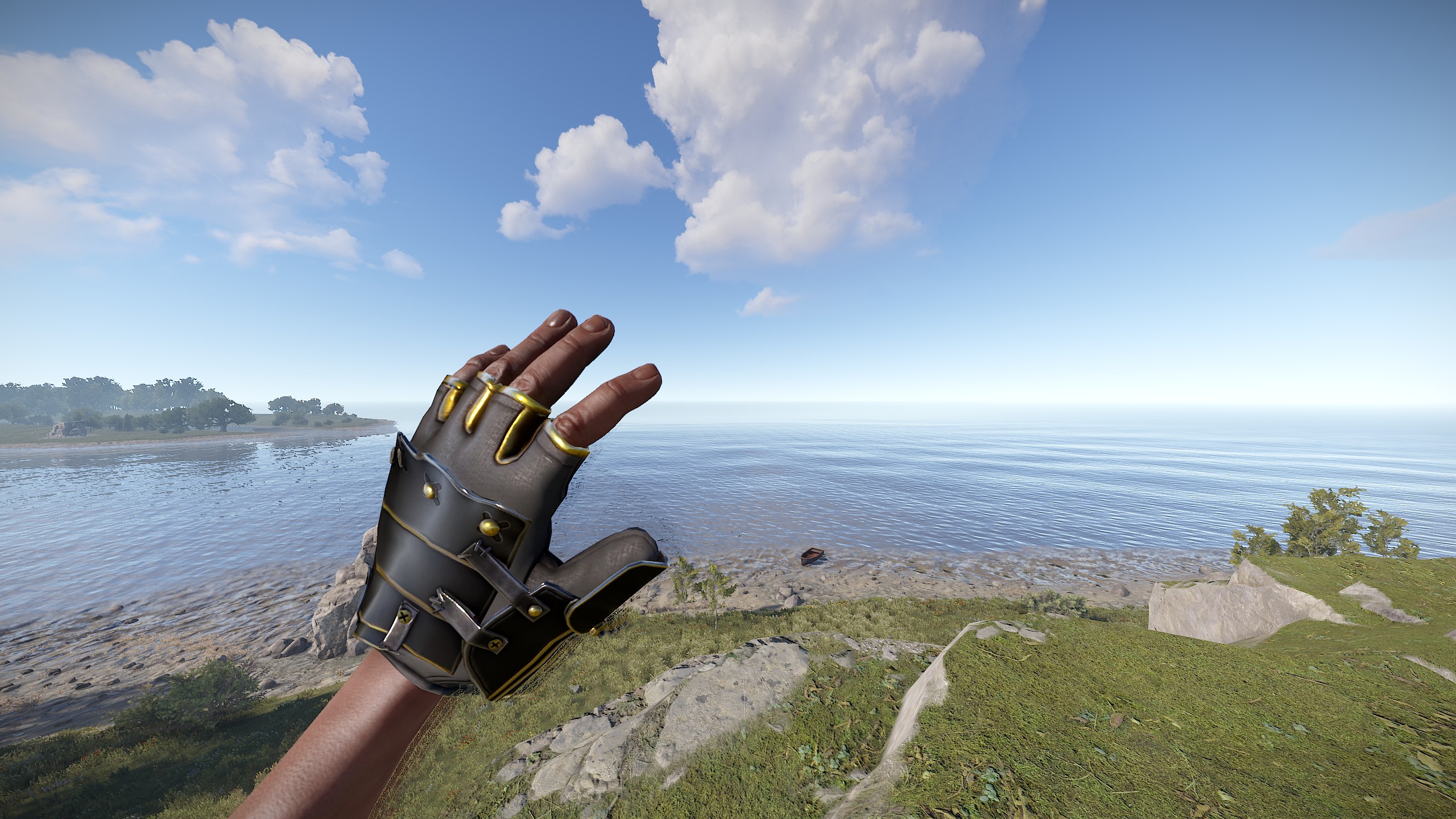 Black Gold Roadsign Gloves