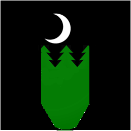 Moon and Woods Banner