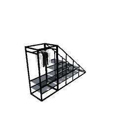 Wardrobe under stairs