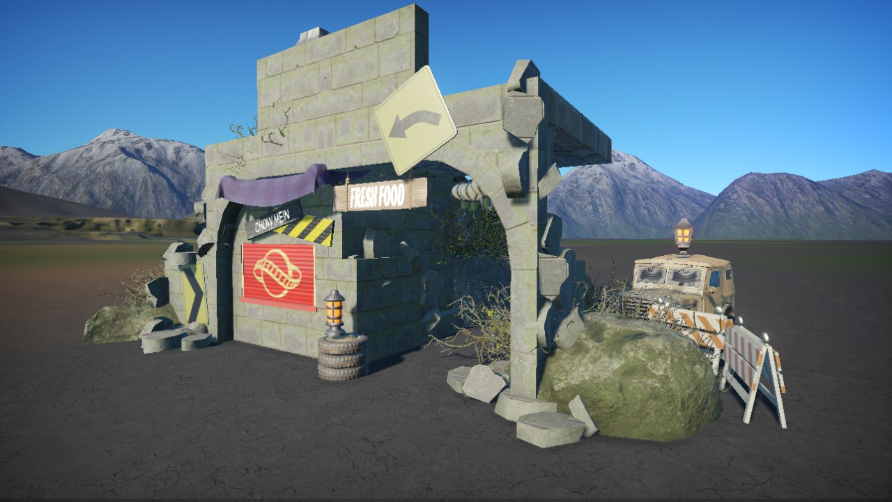 Post-Apocalyptic Chow Mein Shop