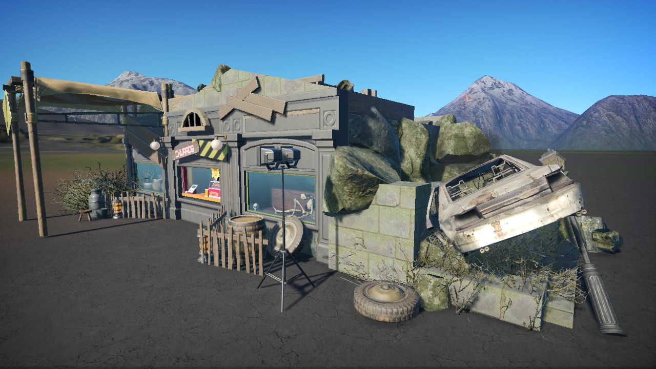Post-Apocalyptic Churreria Shop