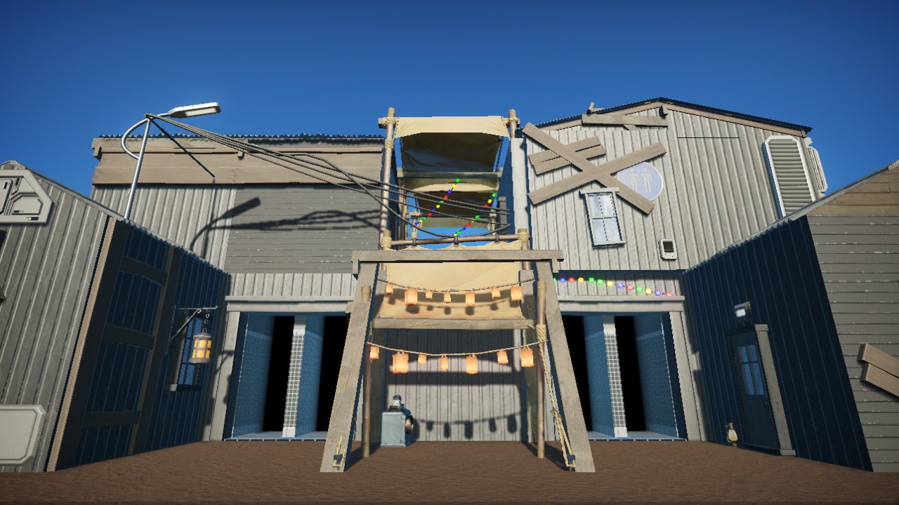 Post-Apocalyptic Restroom Large