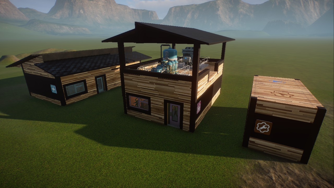 Black and Wood Staff Facilities preview