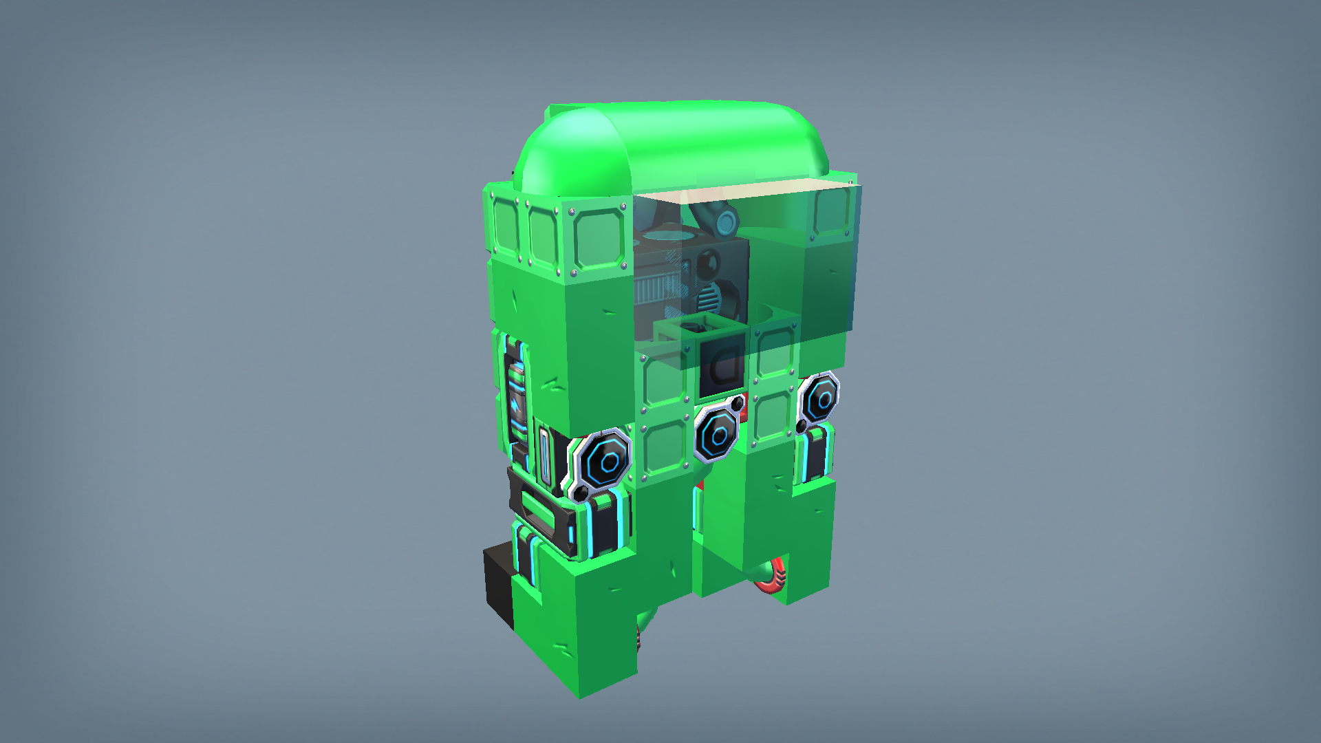 among us crewmate ai green