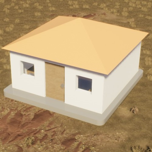 African/Asian/Tropical Basic House