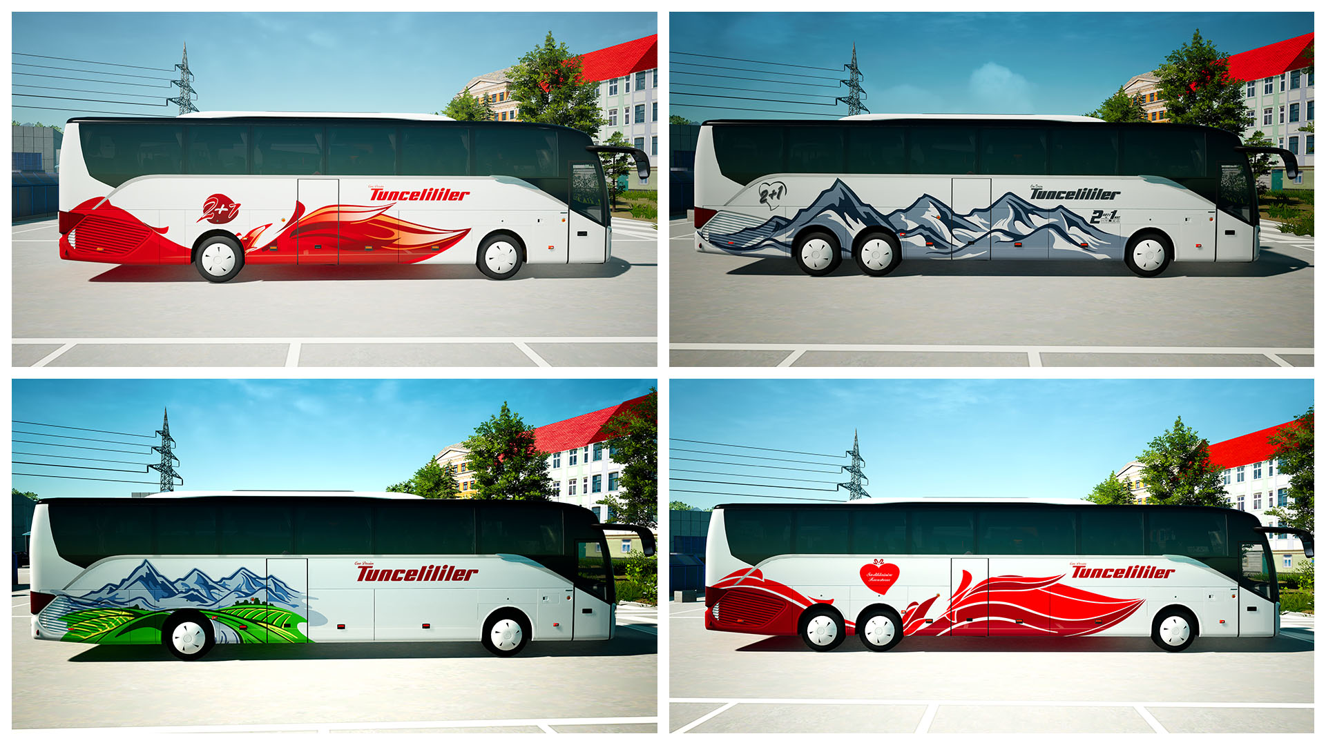 Comfort Class 4 Bus Skin Pack